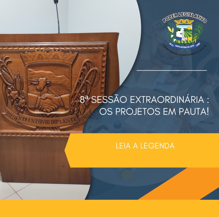 Oitava sessão extraordinária 2025